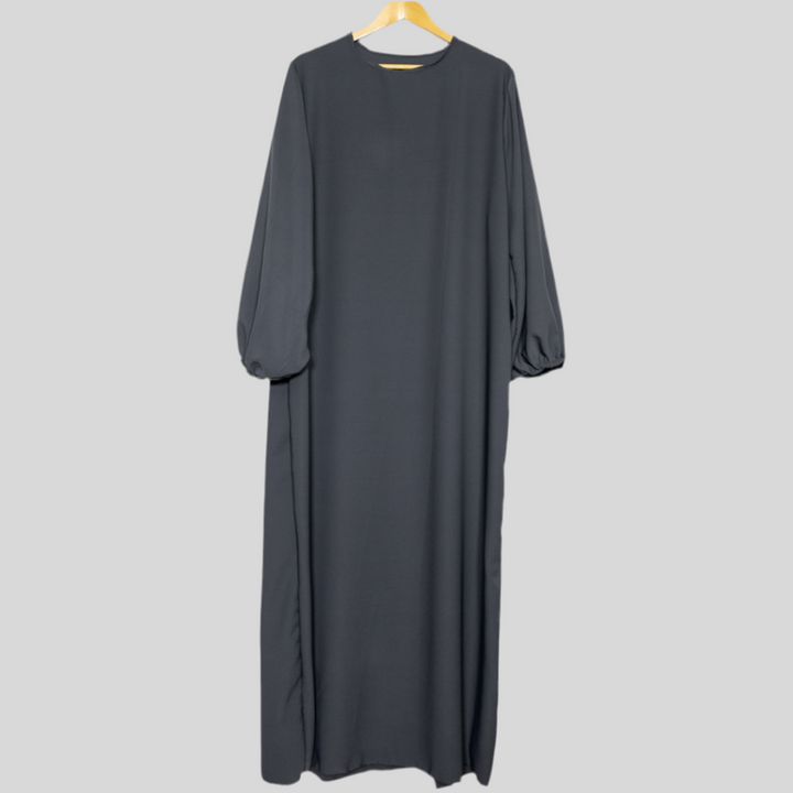 Abaya Malika aus Medina-Seide mit Ballonärmeln