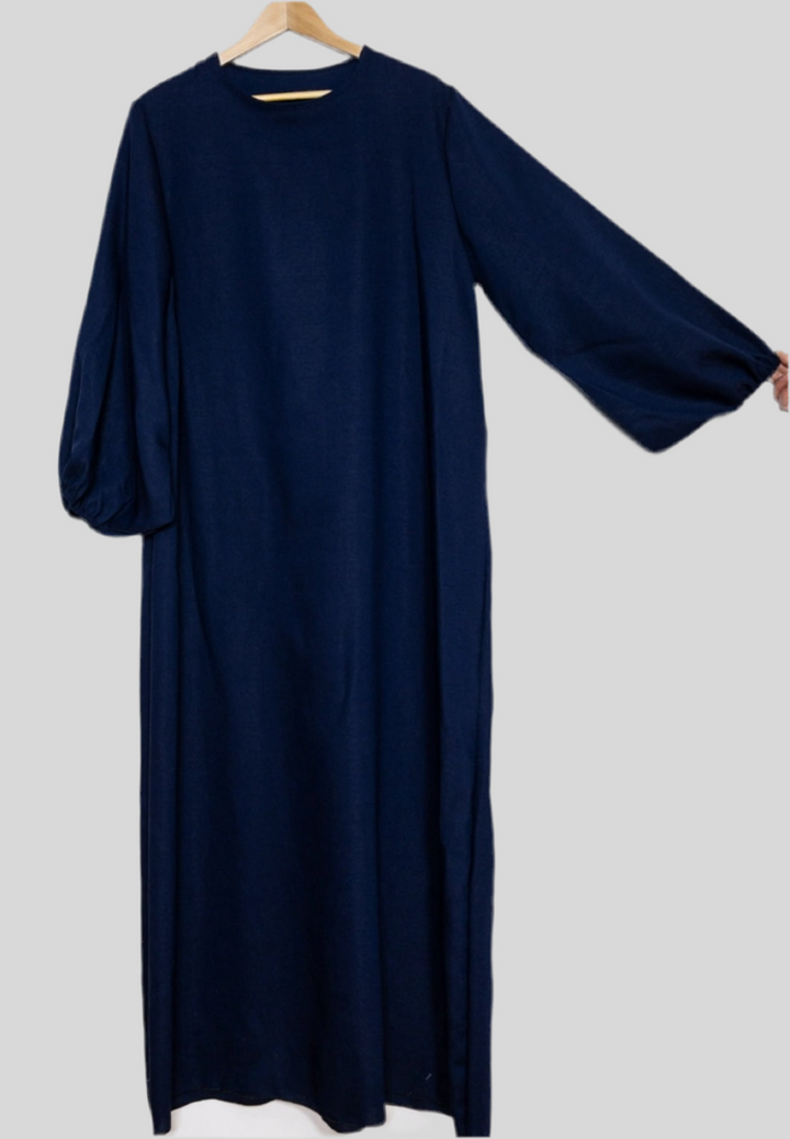 Abaya Malika aus Jazzstoff mit Ballonärmeln