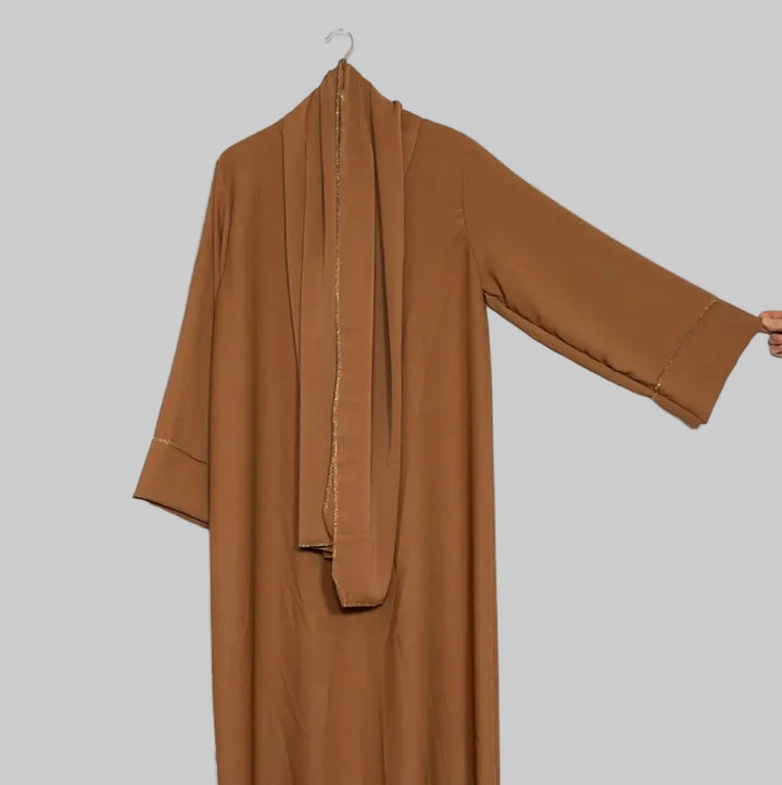 Abaya Safira met aangehechte hijab