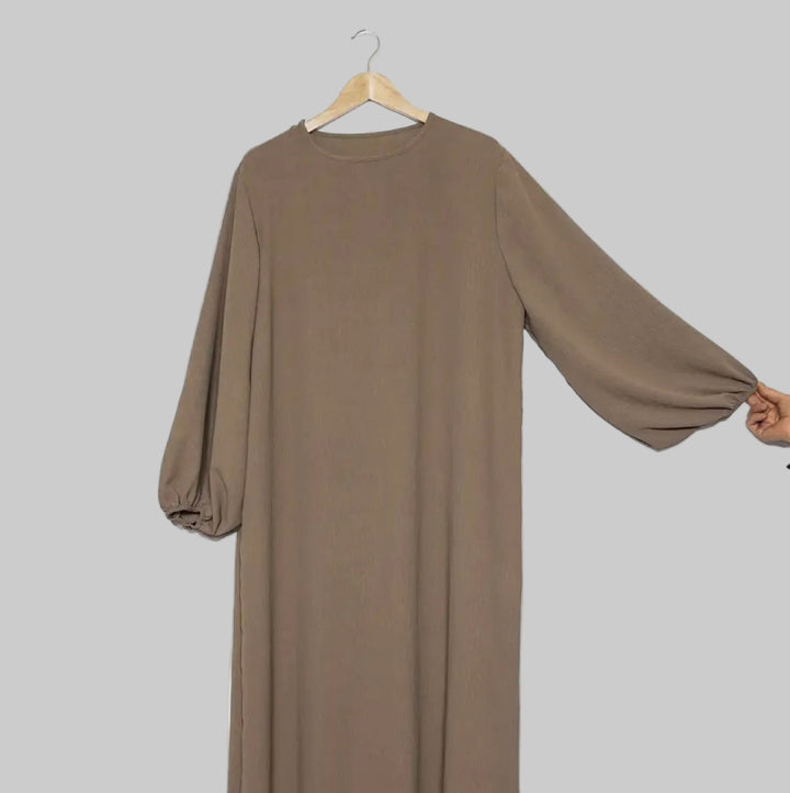 Abaya Malika aus Jazzstoff mit Ballonärmeln