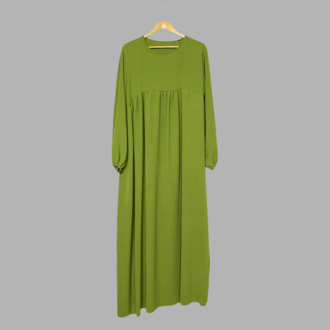 Abaya Lina mit Puffärmeln Jazzstoff