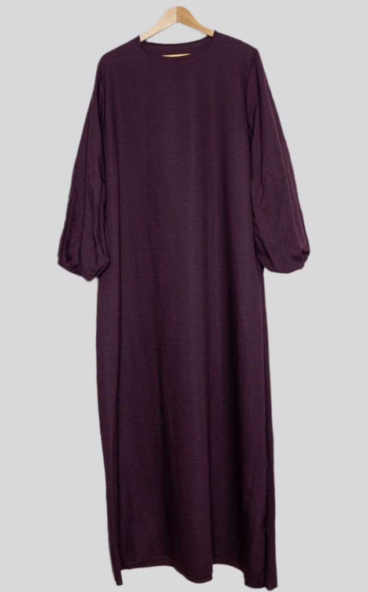 Abaya Malika aus Jazzstoff mit Ballonärmeln