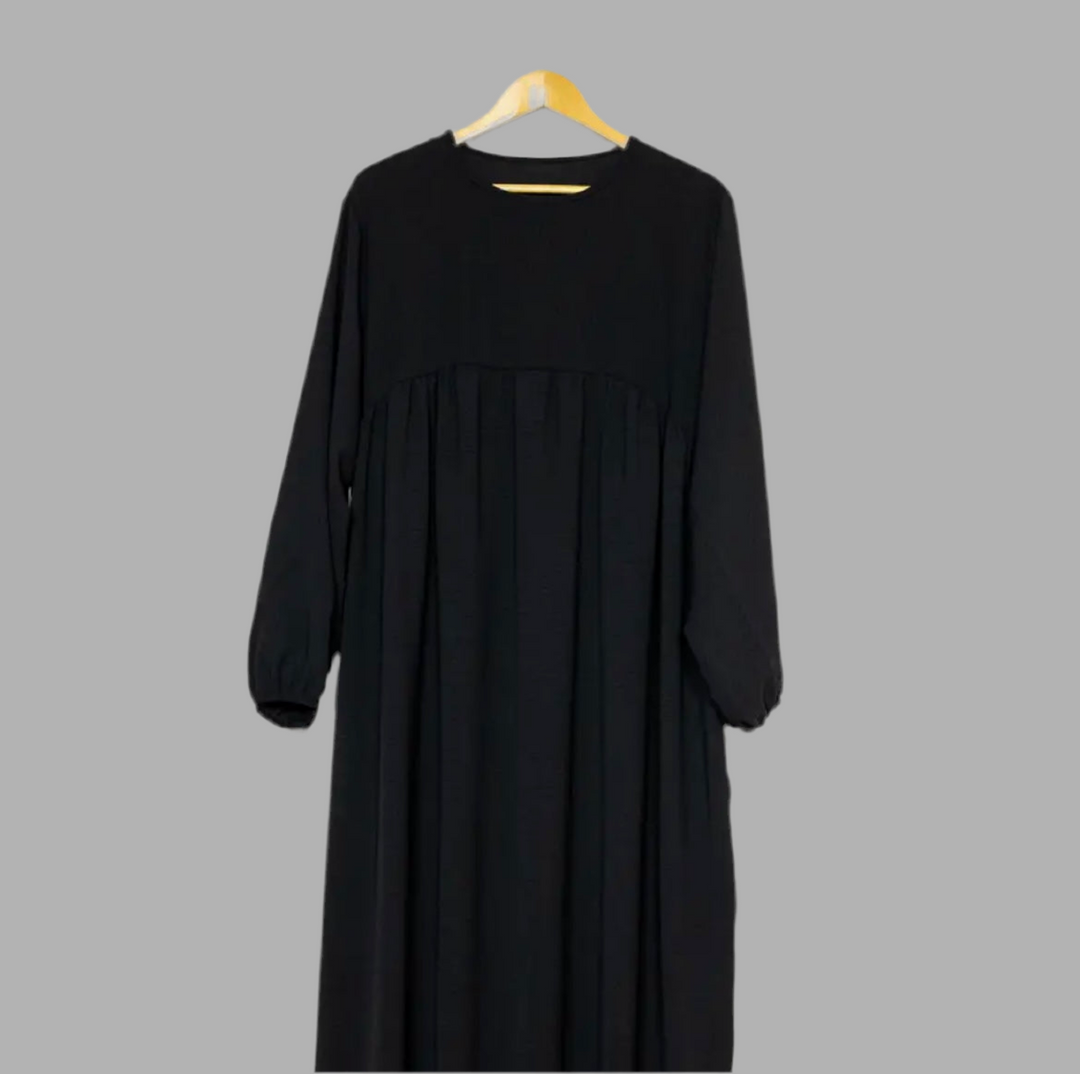 Abaya Lina mit Puffärmeln Jazzstoff