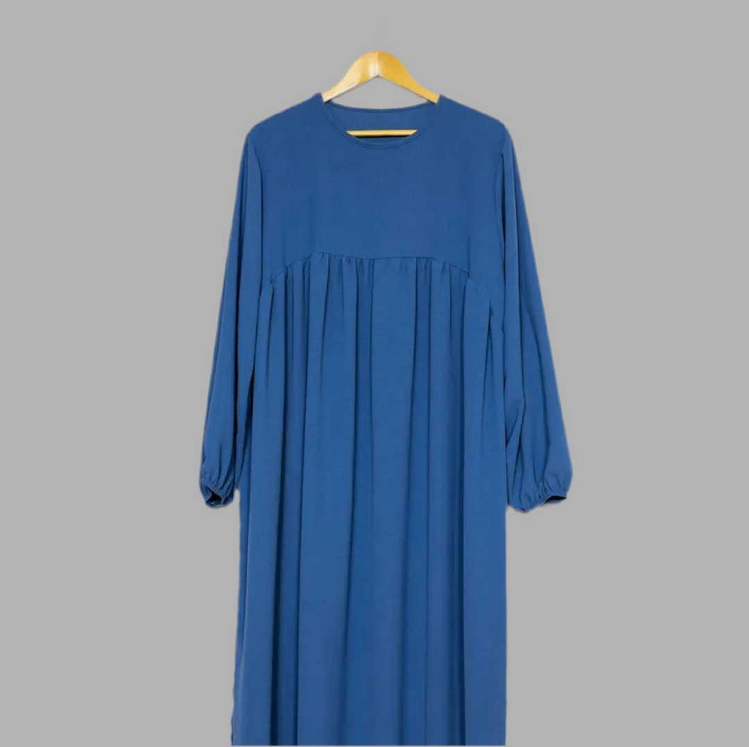 Abaya Lina mit Puffärmeln Jazzstoff