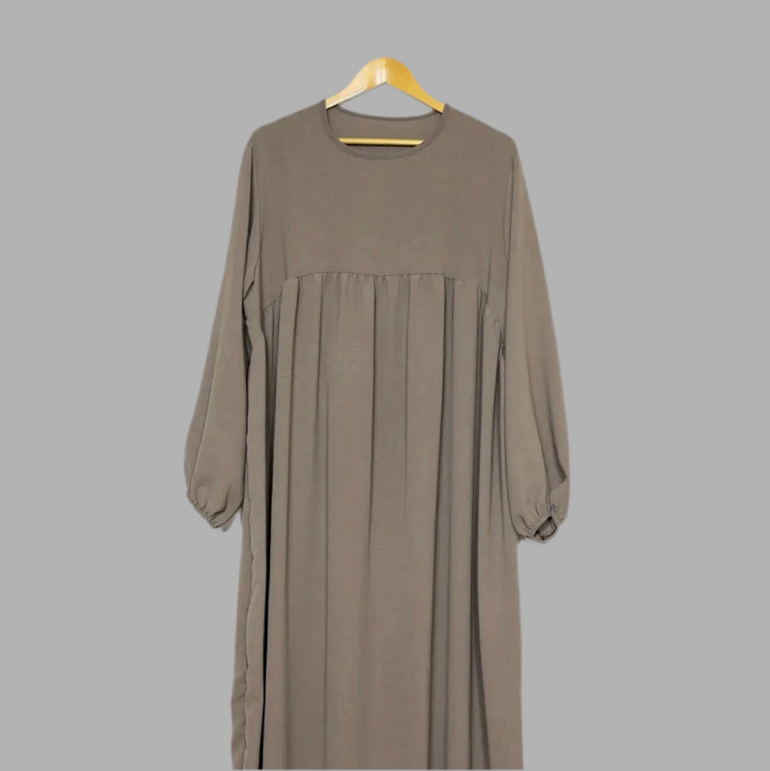 Abaya Lina mit Puffärmeln Jazzstoff