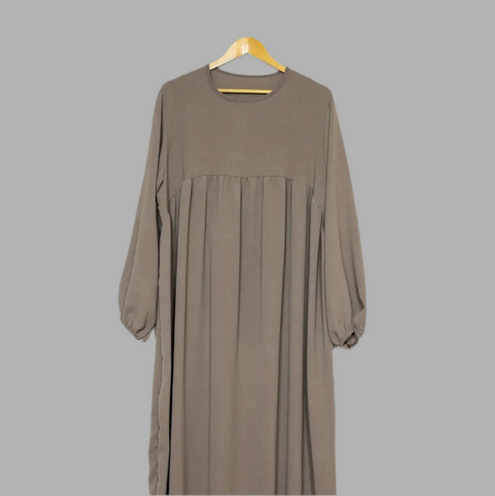 Abaya Lina mit Puffärmeln Jazzstoff