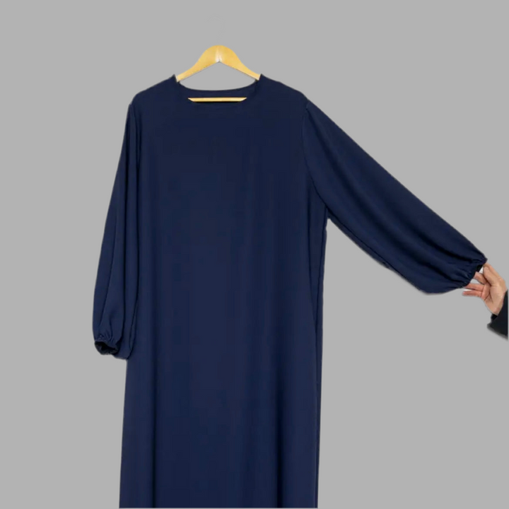 Abaya Malika aus Medina-Seide mit Ballonärmeln