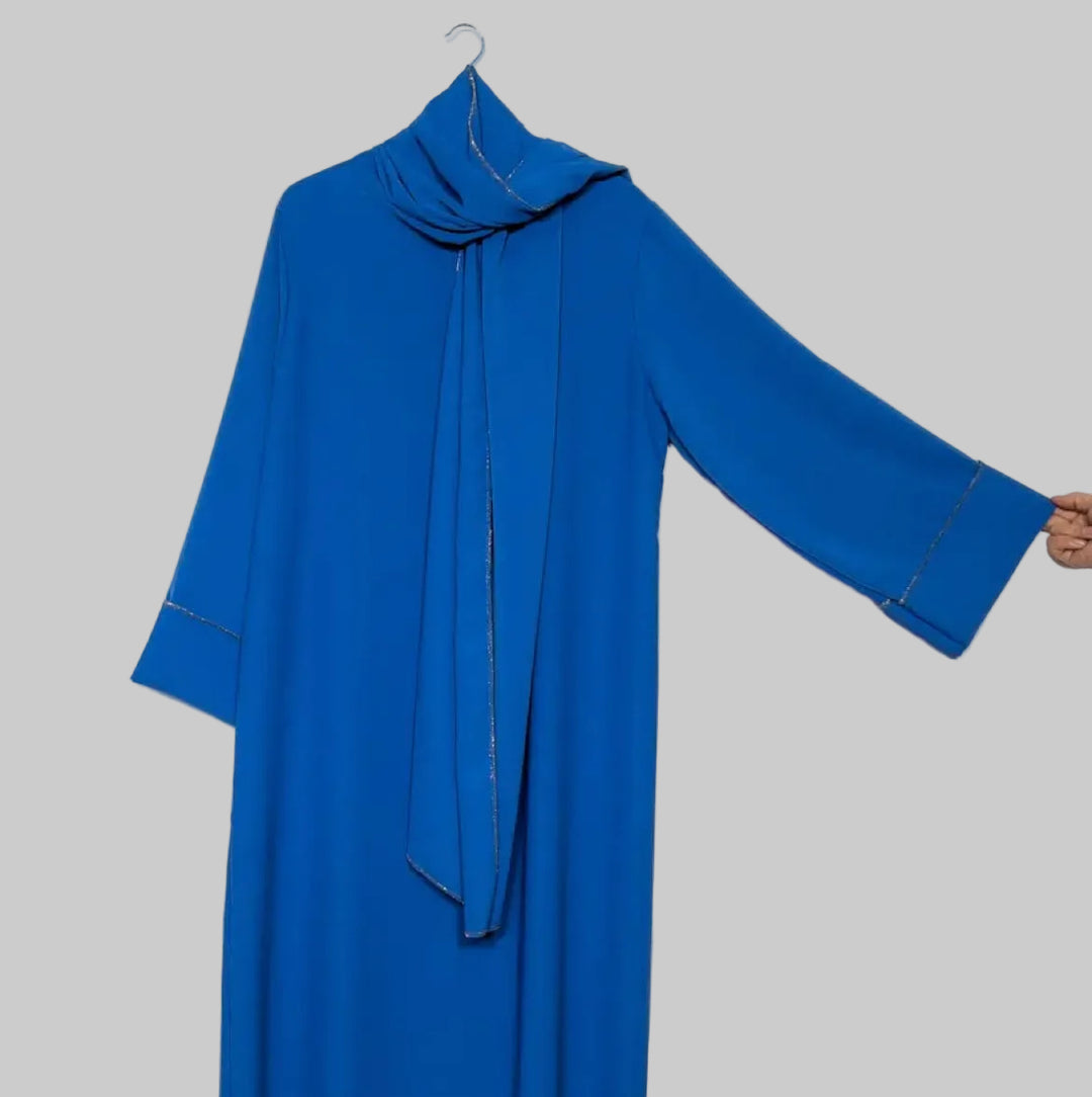Abaya Safira met aangehechte hijab