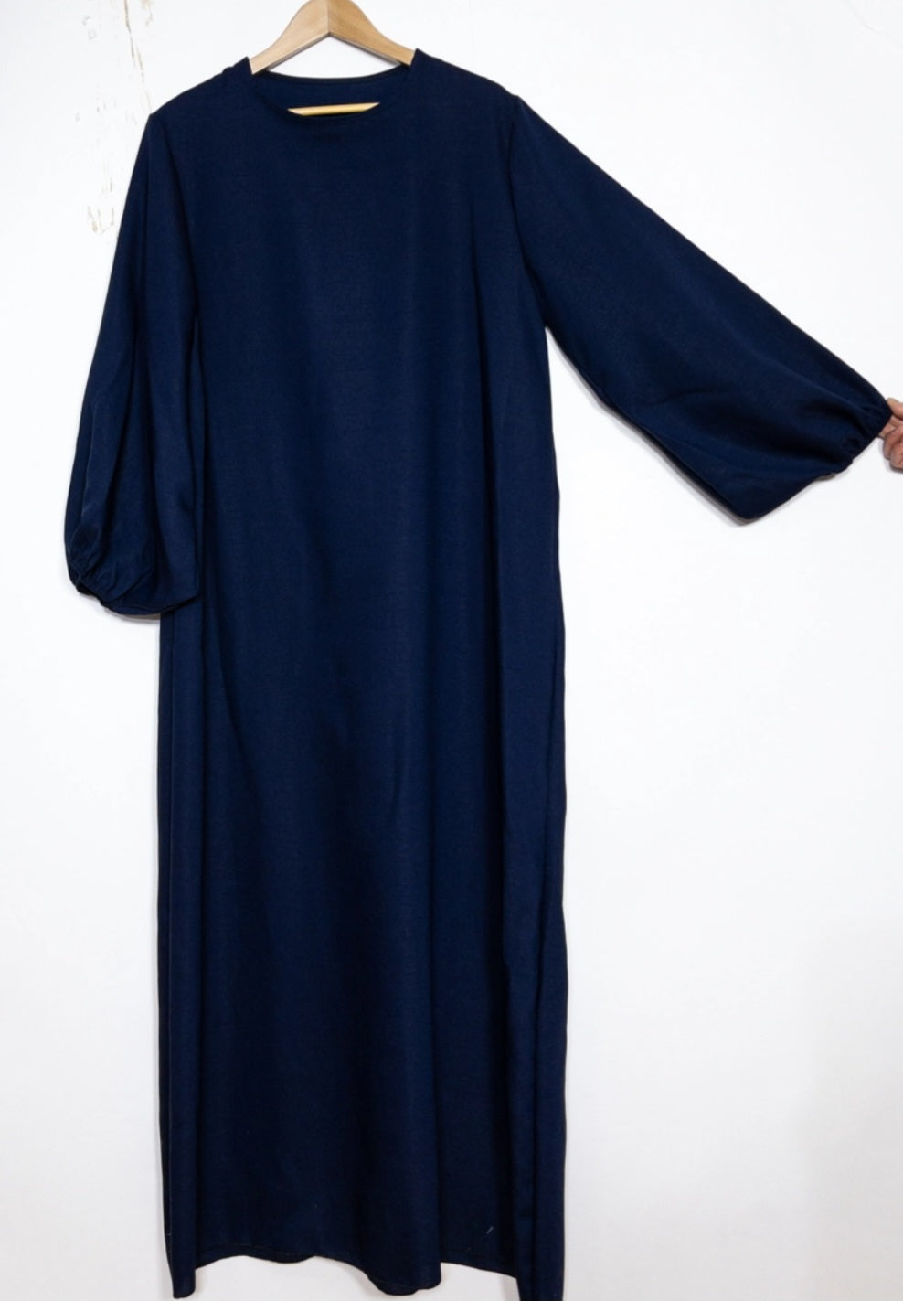 Abaya Malika aus Jazzstoff mit Ballonärmeln