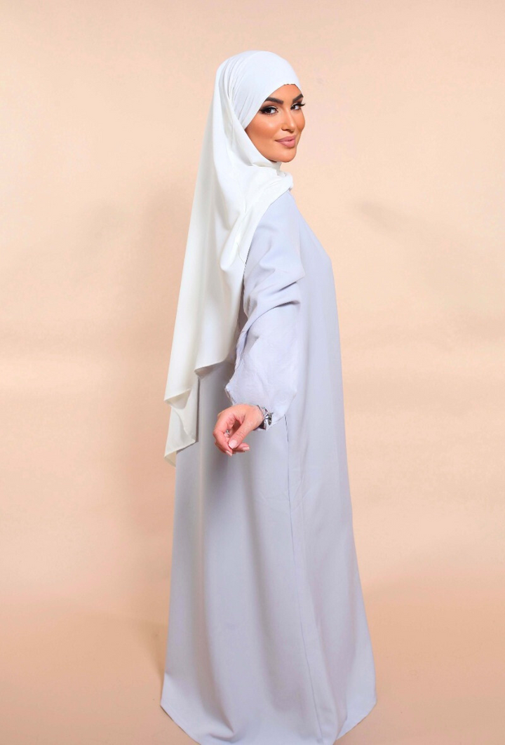 Abaya Hafida met strakke mouwen