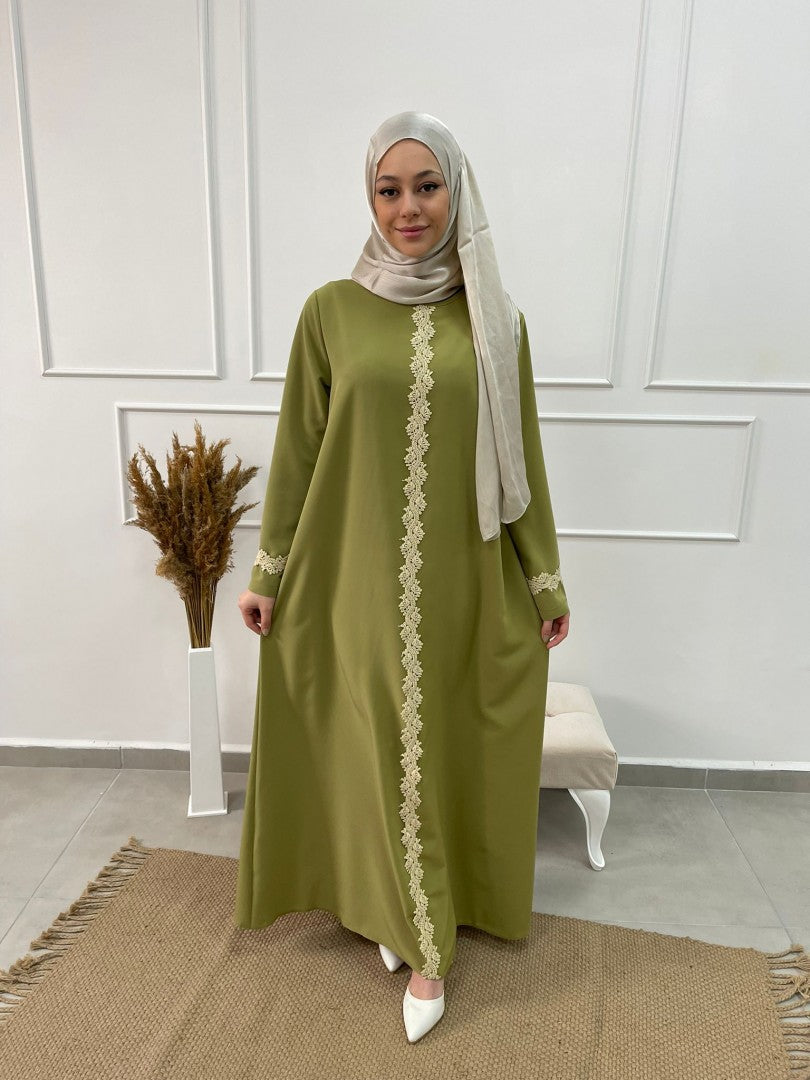 Abaya Jumeirah avec dentelle