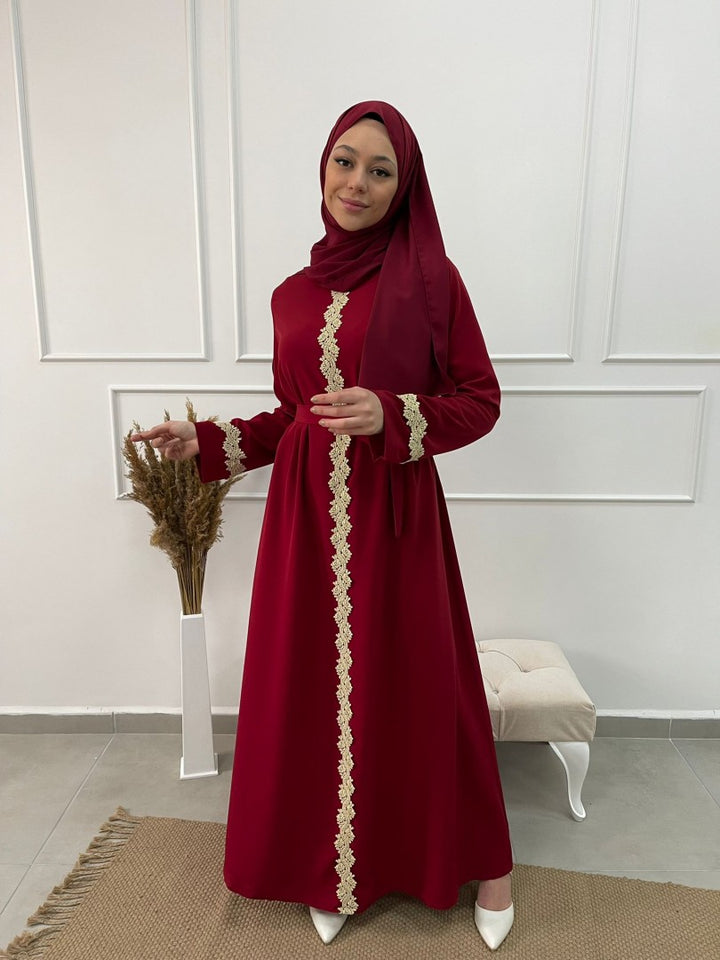 Abaya Jumeirah avec dentelle